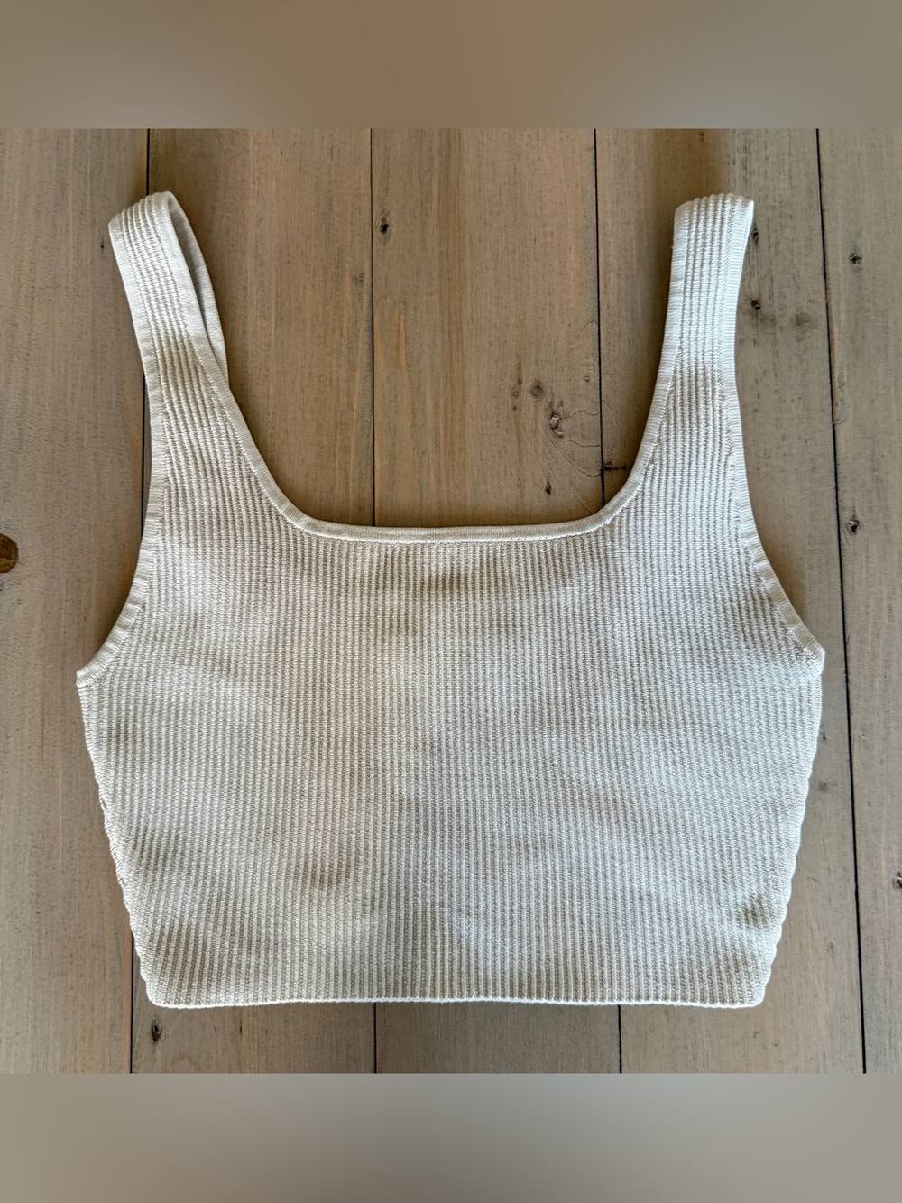 Aritzia Babaton Tan Ribbed Tank Small NWOT